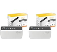 Contrôleur connecté pour radiateur électrique Konyks eCosy, Compatible Alexa et Google Home, Fil Pilote 6 ordres, Voyants de Mode, Automatisations faciles… (Lot de 2)