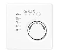 Contrôleur continu KNX blanc alpin avec coupleur de bus intégré - Thermostat d'ambiance KNX...