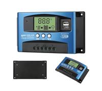 Contrôleur d ' énergie avec écran LCD et accès USB-A, 30A | Trois boutons de commande physiques à côté de l ' écran LCD, interface frontale unifiée, accès direct à la