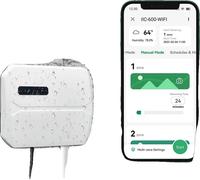 Contrôleur d'arrosage intelligent, contrôle 6 zones, compatible WLAN, FICHE EU