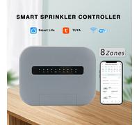 Contrôleur d'arrosage intelligent d'intérieur, 6/8 Station Tuya WiFi, système d'irrigation, télécommande par téléphone, fonctionne avec Smartlife, prise ue 6 Zone Controller