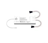 Contrôleur de bande LED pour ESP32/ESP8266 avec microphone, 100+ modes, application WLED, DC 5-24V, max 12A, WS2812B/SK6812, blanc (B)