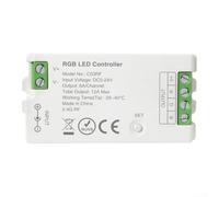 Contrôleur de bande LED RVB RF Télécommande 2,4 G pour Tuya pour passerelle Compatible avec bandes COB 5050 3528 DC5 V-24 V Synchronisation multi-zone Boîtier blanc (C)