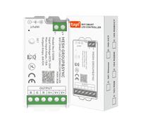 Contrôleur de bande LED Tuya Smart Bluetooth WiFi Zigbee, compatible Alexa, synchronisation musicale par zone, variateur CCT RGB 12V 24V pour maison et commerce CCT 6A-CH