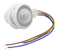 Contrôleur de Capteur de Mouvement Infrarouge LED pour Plafonniers | Commande à Basse Tension, Haute Sensibilité et Contrôle Lumineux, Boîtier PVC Blanc pour Éclairage LED