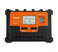 Contrôleur de Charge 20A Double Port USB Contrôleur de Charge | Écran LCD HD, boutons réactifs, interface utilisateur claire, surveillance en pour temps réel, réglages faciles