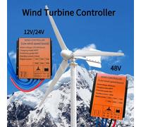 Contrôleur de charge éolienne MPPT 100-1000W 40A 12V/24V/48V pour système de générateur éolien, étanche IP67, prix usine