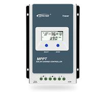Contrôleur de charge solaire EPEVER MPPT Tracer A Series 10A/20A/30A/40A avec 12V/24V DC Identification automatique de la tension du système(10A)