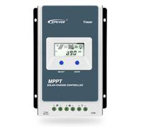 Contrôleur de charge solaire MPPT 30A, série TraVitrocéramique, avec identification automatique de la tension du système (12 V/24 V DC)