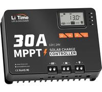 Contrôleur de charge solaire MPPT avec entrée DC automatique et adaptateur Bluetooth (24V 30A MPPT Bluetooth)