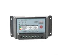 Contrôleur de charge solaire PWM avec support double batterie 10 A 20 A 30 A pour applications hors réseau 12 V 24 V ABS (10 A)