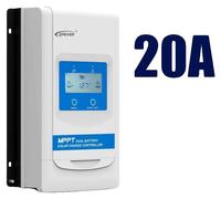 Contrôleur de charge solaire, suivi du point de puissance maximale, compatible avec deux batteries, modèle DR2210N-DDS