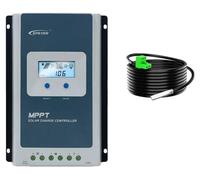 Contrôleur de charge solaire, technologie MPPT, écran LCD, compatible RTS, 20A