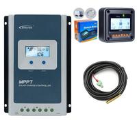 Contrôleur de charge solaire, technologie MPPT, écran LCD, MT52 RTS, 30A