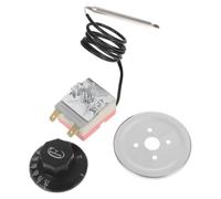 Contrôleur de Chauffe-eau Électrique Réglable 30-75 °c, Rotatif | Thermostat Mécanique, Contrôle Stable Température, Fer et Bakélite, Compatible avec Chauffe-eau Électrique Couleur Aléatoire