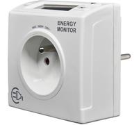 Contrôleur de consommation - GAO - Mesure W/kWh/durée - Détection dès 4W - Disjoncteur intégré - 16A 3680W