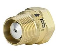 Viega contrôleur de débit de gaz 617929 Rp/R 2 x 10 cbm, laiton, type K, indépendant de la position