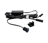 Contrôleur de gradation avec interrupteur tactile amovible pour bandes lumineuses LED DC 12-24 V, réglage de la luminosité infini pour armoire, vitrine, éclairage moderne, design en PVC, facile à