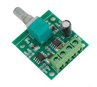 Contrôleur de moteur CC pour 1,8 V à 15 V pour régulation PWM avec bouton de potentiomètre linéaire et kit de connexion de bornier de barrière Noir