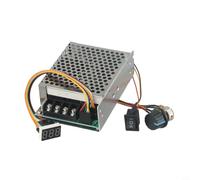 Contrôleur de moteur CC pour PWM 10-55 V 60 A avec interrupteur réversible | Boîtier en métal, affichage numérique, utilisation d'automatisation industrielle