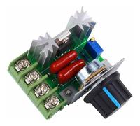 Contrôleur de moteur PWM AC, régulateur de vitesse, tension réglable 2000 W, 50-220 V, 25 A, variateurs LED