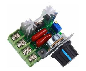 Contrôleur de moteur PWM AC, régulateur de vitesse, tension réglable 2000 W, 50-220 V, 25 A, variateurs LED