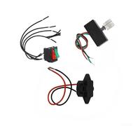 Contrôleur de pulvérisateur électrique avec port de charge 12 V et double interrupteur, accessoires pour seringues électriques agricoles, boîtier robuste avec clapet à ressort, compatible