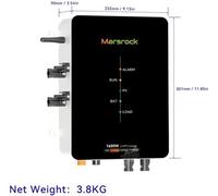 Contrôleur de stockage d'énergie 1600W avec double MPPT et système de gestion de l'énergie AC intelligent
