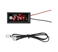 Contrôleur de température de ventilateur, DC 12 V pour module PWM, plage de -9,9 à 99,9 °C, régulateur d'affichage numérique, faible consommation d'énergie, pour systèmes de refroidissement de serveur