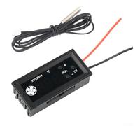 Contrôleur de température du ventilateur, DC 12 V pour module PWM, plage de -9,9 à 99,9 °C, régulateur d'affichage numérique, faible consommation d'énergie, pour systèmes de refroidissement de serveur