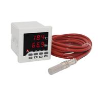 Contrôleur de température et d'humidité 0, ~ 99,9 % RH, -40 120 °C avec câble en silicone 14 m capteur boîtier métal