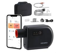 Contrôleur de Température INKBIRD ISC-027BW Bluetooth Wi-Fi, Thermomètre Barbecue avec 4 Sondes Pour Big Green Egg, Kamado Joe