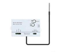 Contrôleur de température intelligent pour zigbee avec capteur étanche, entrée AC85-265 V, surveillance en temps réel pour brassage à domicile et culture en serre (A)