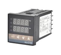 Contrôleur de température PID REX-C100, entrée PT100, sortie SSR, relais 40DA, radiateur en aluminium et câble 1M(REX-C100 PT100 Relay)