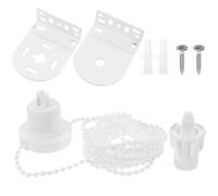 Contrôleur de Tête pour Store Enrouleur, Pièce de Rechange | Alliage D’aluminium, Métal et Pp, Support Chaîne à Billes, Blanc pour Cadre de Fenêtre