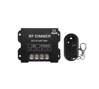 Contrôleur de variateur LED 30A 12-24V avec télécommande sans fil RF à 3 touches, gradation continue pour chaîne d'éclairage LED monochrome DIM 3key