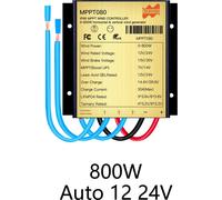Contrôleur de vent MPPT, puissance 800W, design étanche IP68, 800W Auto 12V 24V-a