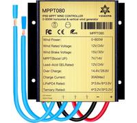 Contrôleur de vent, suivi du point de puissance maximale, niveau d'eau IP68, MPPT080, 12 V