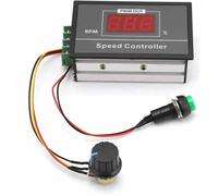 Contrôleur de vitesse - Contrôleur de moteur 12V 24V CC 6-60V 36V 48V 30A PWM Contrôleur de vitesse de moteur CC Start Stop Switch