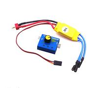 Contrôleur de Vitesse de Moteur sans Balais 3 Phases, Haute Puissance Moteur Régulateur de Vitesse DC 12V 30A PWM Pilote de Moteur sans Balais avec Test de Serveur