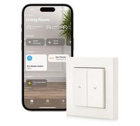 Contrôleur de volet intelligent avec programmations intégrées, système d'occultation adaptatif,vocale Siri, minuterie, accès à distance, pas de passerelle nécessaire