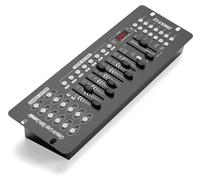 Contrôleur d'éclairage DMX - Console d'éclairage 192 canaux - AvecMIDI - 90–240 V - Prise UE - Pour la scène et les DJ - Noir