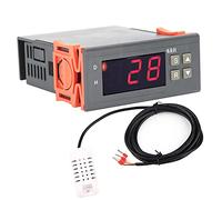 Contrôleur d'humidité numérique automatique avec écran LCD haute précision 220 V pour fermes d'élevage et serres en plastique 8,5 x 7,5 x 3,5 cm