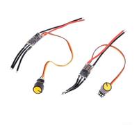 Contrôleur ESC sans balais 20 A 30 A avec potentiomètre contrôle de vitesse pour ventilateur de bricolage, 2-6S 7 V-26 V, protection contre le décrochage, interne externe pour support de moteur de