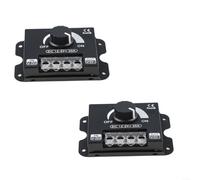 Contrôleur Gradation LED 30A Knob Switch Contrôleur Gradation(2pcs) | Switch rotatif manuel, ajustement pour précis, pas de télécommande, mat, 86x62mm