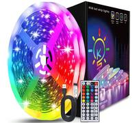Contrôleur infrarouge 44 touches pour bande lumineuse LED, veilleuse décorative pour salon, fête de Noël, chambre à coucher 1 m,2 m,3 m,5 m,10 m,15m,20 m,30 mABS