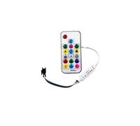 Contrôleur LED coloré SP104E, télécommande 17 boutons, WS2811/2812B, lumière couleur avec variateur