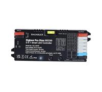 Contrôleur LED Smart 5 en 1 ZigBee 3.0 Pro Max, application et commande | Variateur de couleur (hub requis), RGBCCT RGBW RGB CCT bandes LED blanches, compatible avec Alexa Tuya Smart, 20 A enfichable