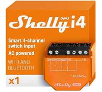 Contrôleur pour Interrupteur Poussoir - SHELLY - i4 Gen3 - Wi-Fi - Bluetooth - 8MB Mémoire