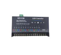Contrôleur programmable monochrome à LED 12 canaux, panneau d'affichage clignotant à eau courante, variateur 5 V 12 volts